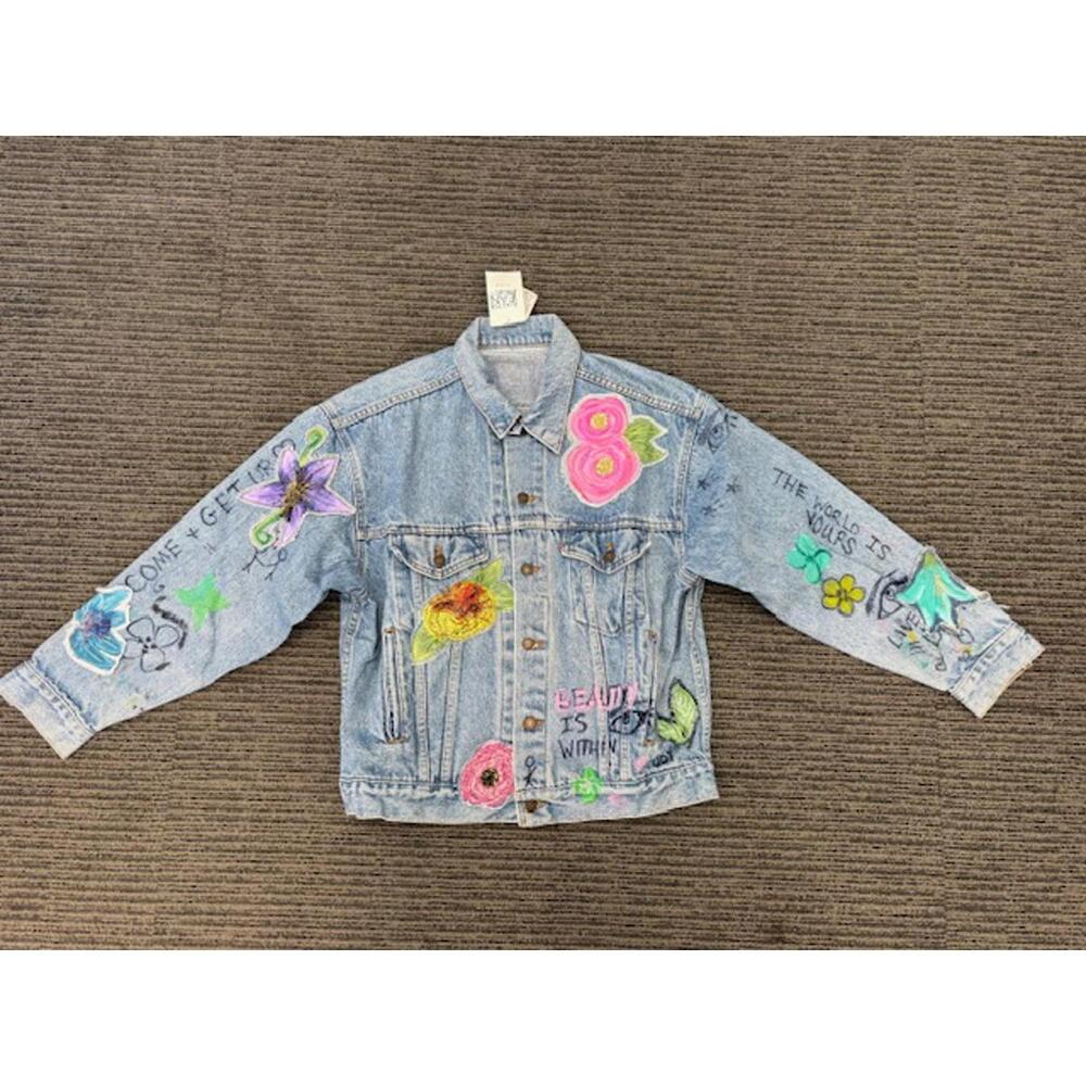 NEW NWT Rialto Jean Project Hannah Denim Jacket Large